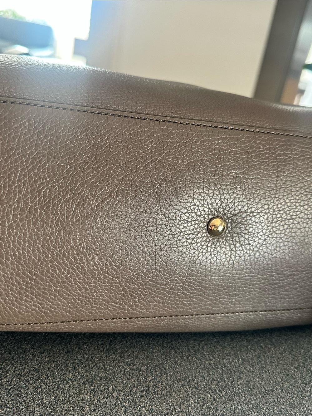 Gucci Chocolate Brown Leather Satchel with Bamboo Handle - Picture 4 of 4